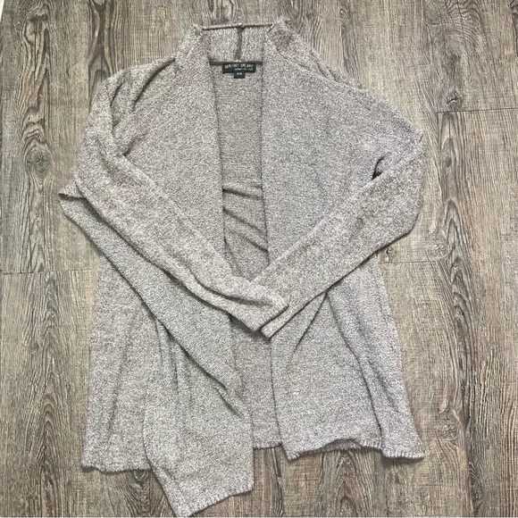 Barefoot Dreams Cozy Calypso Cardigan Bamboo Chic Lite Brown S/M Neutral - Picture 7 of 7